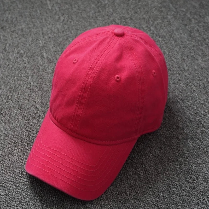 Oversize 100% Cotton Baseball Cap Large Snapback Hat For Big Heads Men Women Blank Sun Cap Adjustable Plain Dad Golf Cap Size 55-65cm