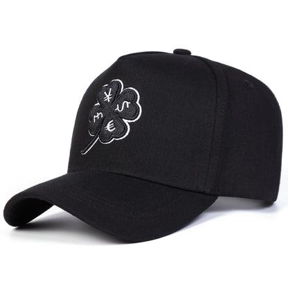 Four Leaf Clover Embroidery Baseball Cap