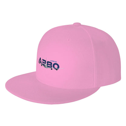 Airbus A380 Japanese Minimalist Aviation Snapback Cap