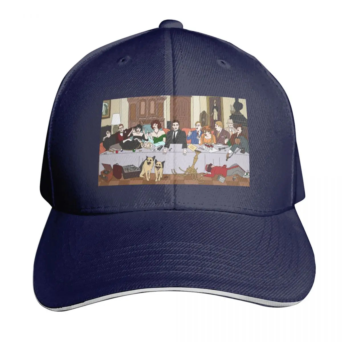 The Last Supper At Boddy Mansion Baseball Cap