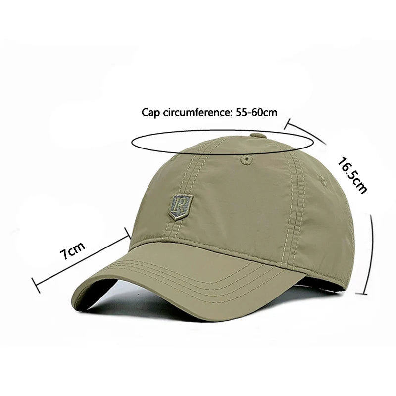 Quick-Drying Outdoor Fishing Baseball Cap