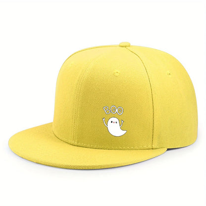 Festive Cap With Ghost Design Perfect For Halloween
