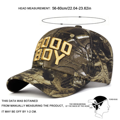 Unisex GOOD BOY Embroidery Baseball Caps Spring Autumn Outdoor Adjustable Casual Hats Sunscreen Hat Sports Cap