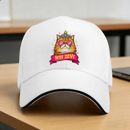 Princess Cat Meme Hi Zev Baseball Cap