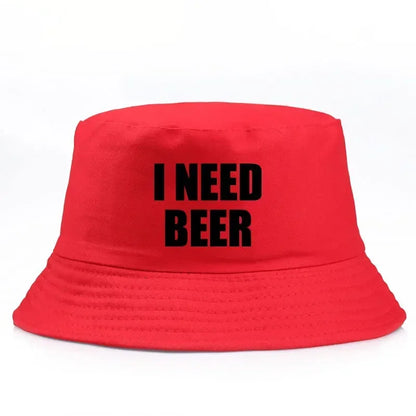 I Need Beer Fashion Reversible Bob Bucket Hat