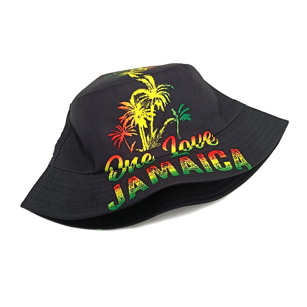 JANAICA One Love Print Bucket Hat Unisex