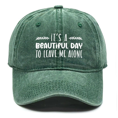 Vintage Washed Cotton Phrase Baseball Cap