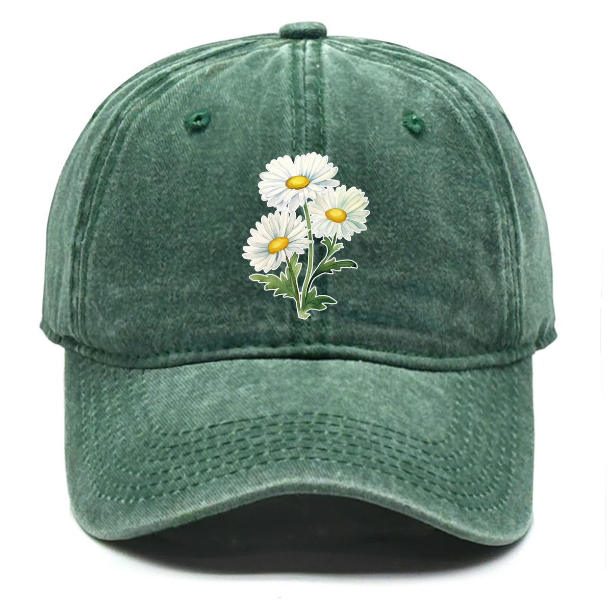 Adjustable Summer Cap For Women Men Flower Baseball Cap