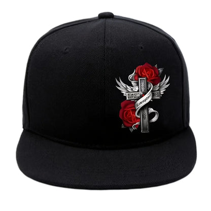 Redemption Cross Wings Snapback Cap Hat