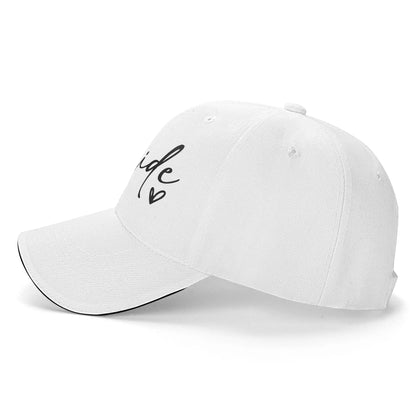 Bride Hearts Wedding Party Baseball Cap