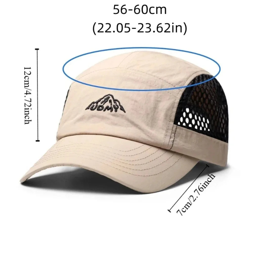 Sun Protection Baseball Cap Quick Dry Breathable Mesh