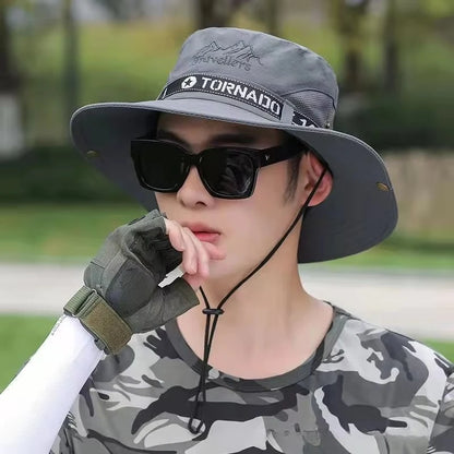 Wide Brim Outdoor Sun Protection Bucket Hat