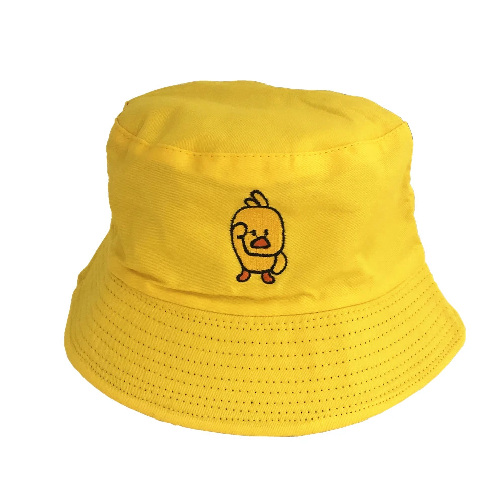 Summer Sun Reversible Duck Bucket Hat