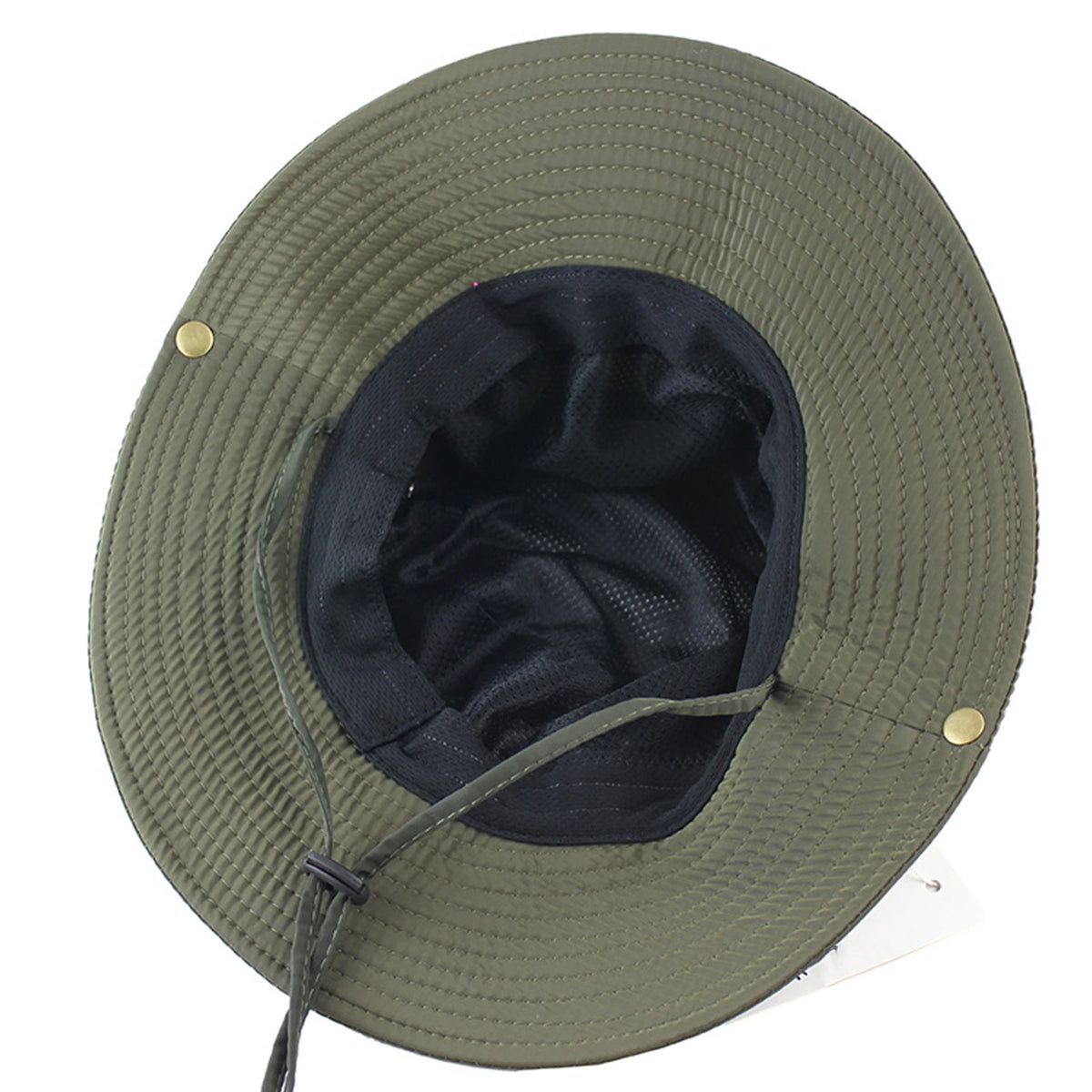 Lightweight Quick-Dry Fishing Bucket Hat With Strap