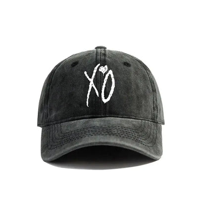 XO The Weekend Baseball Cap Distressed Hats Cap Men Retro Outdoor Summer Adjustable Dad Hat Fashion