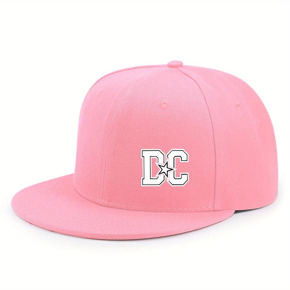 Letter Print Streetwear Adjustable Hip-Hop Snapback Cap