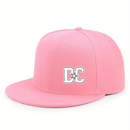 Letter Print Streetwear Adjustable Hip-Hop Snapback Cap