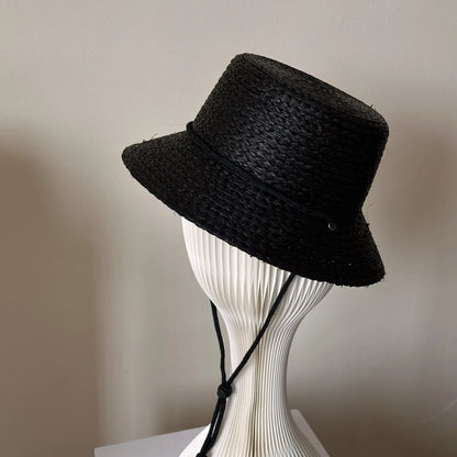 New Fashion Handmade Raffia Bucket Hats Size 54-58cm