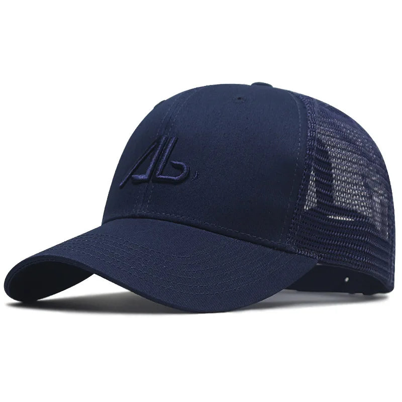 Big Head Man Baseball Caps Summer Mesh Plus