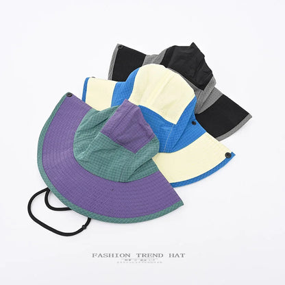 Lightweight Quick-Dry Wide Brim Hiking Bucket Hat