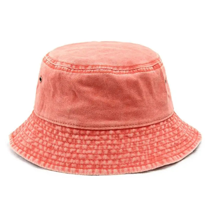 Vintage Washed Denim Bucket Hat