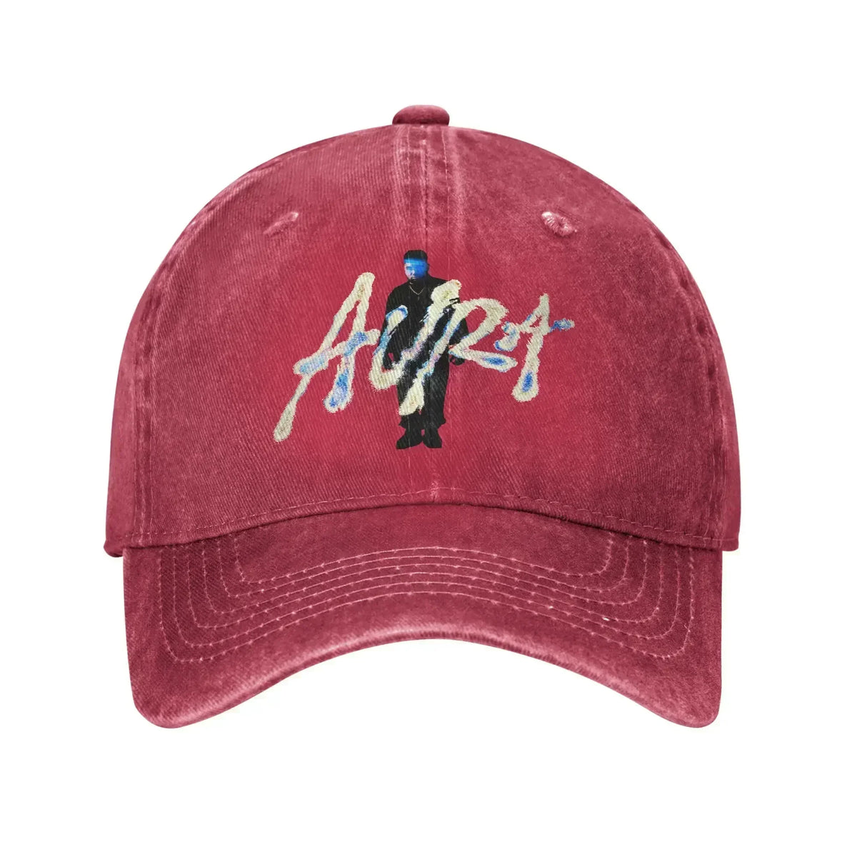 Rapper Maka Aura Tour 2025 Washed Baseball Cap Hat