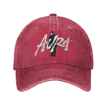Rapper Maka Aura Tour 2025 Washed Baseball Cap Hat