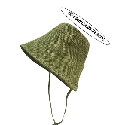 Big Wide Brim Linen Sun Hat