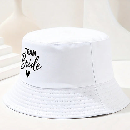 Team Bride Bucket Hats Bridesmaid Hat Summer Beach