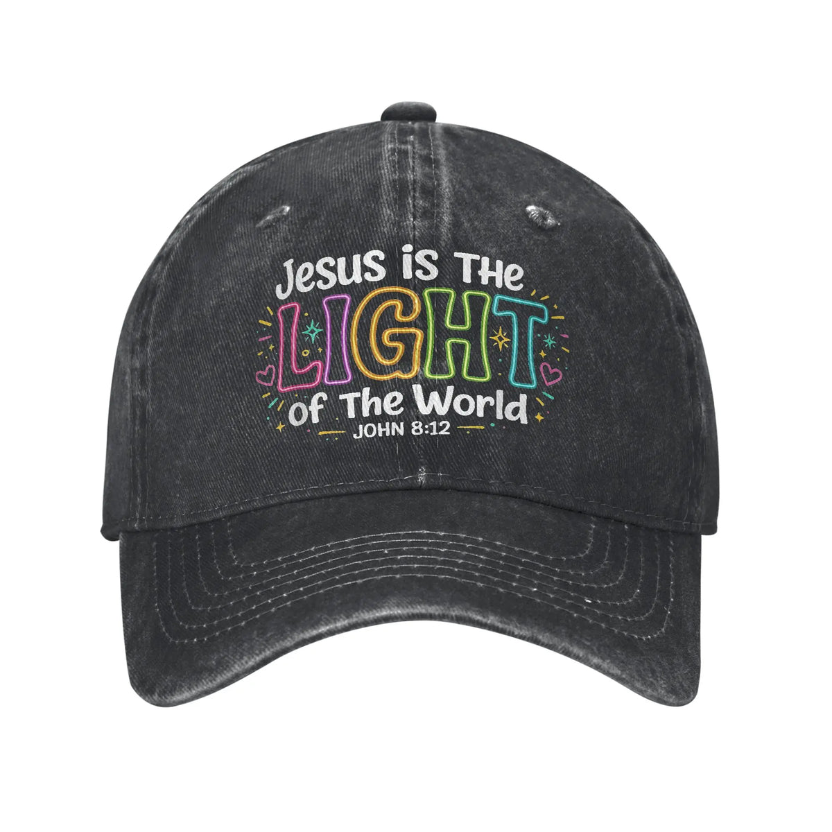 Jesus Is The Light Of The World Baseball Cap
