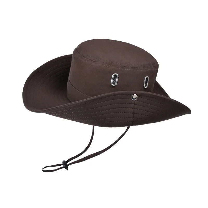 Breathable Wide Brim UV Protection Fishing Bucket Hat