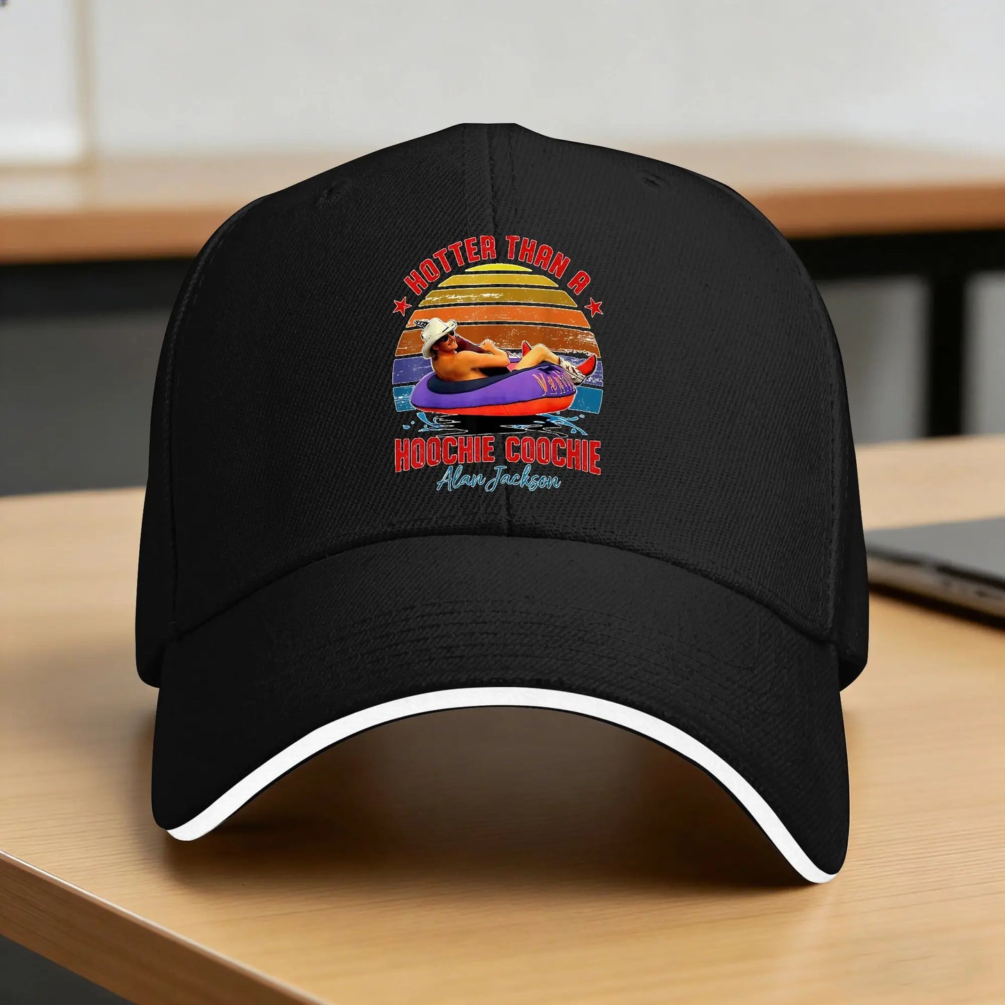 Alan Jackson Hotter Than Hoochie Coochie Baseball Cap