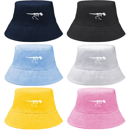Skeleton Dinosaur Print Bucket Hat