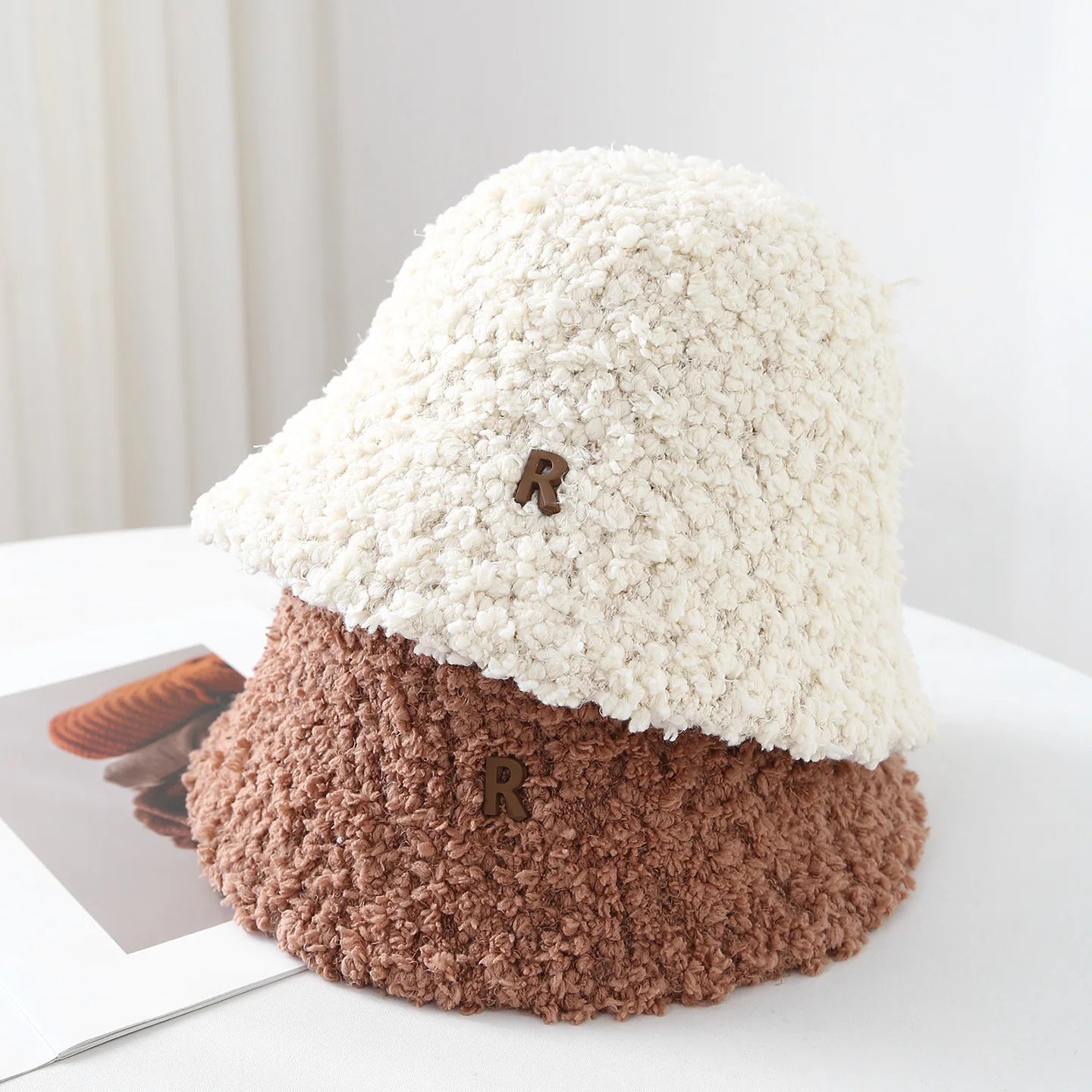 Women's Solid Color Bucket Hat Size 56-58cm