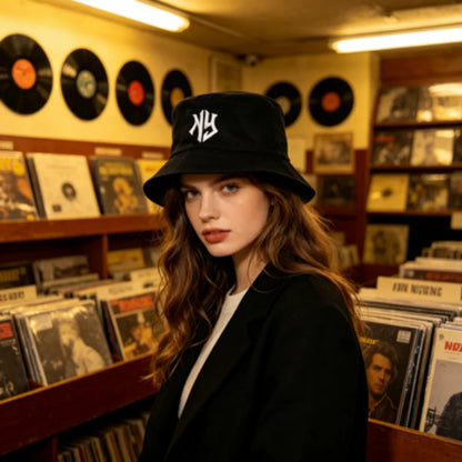 NY Embroidered Bucket Hat For Women Men Classic