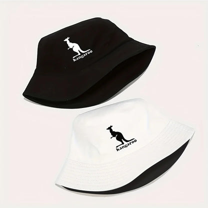 Goodvery Animal Kangaroo Pattern Printed Fisherman Hat