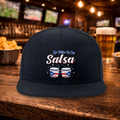 Puerto Rican Salsa Drum Snapback Cap