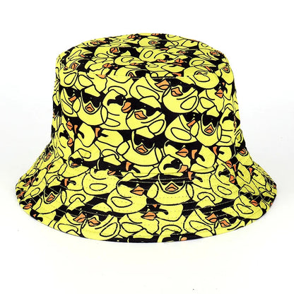 Reversible Bucket Hat Unisex Anti UV Hip Hop Street Dance Hat