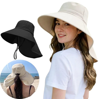 New Wide Brim Bucket Hat Summer