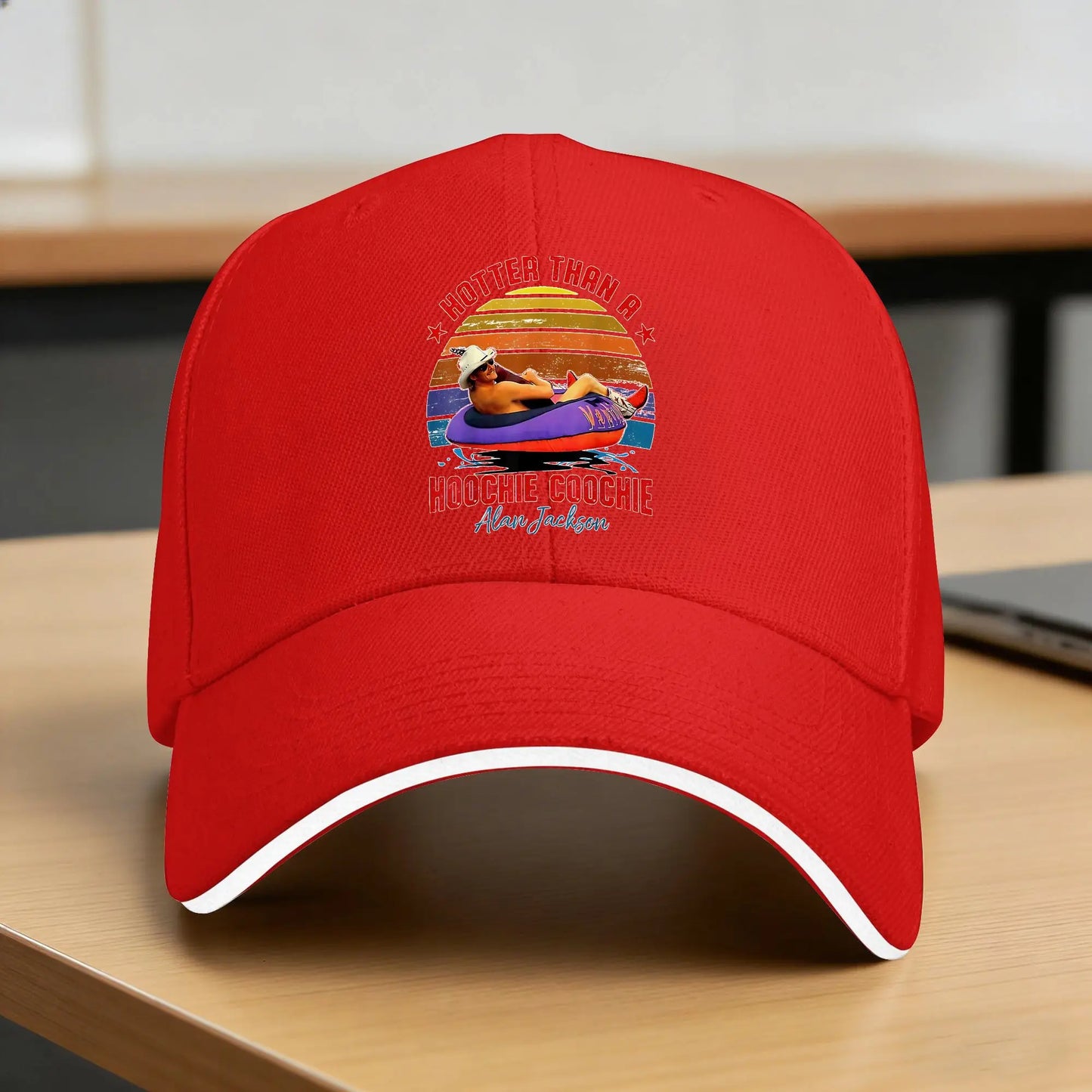 Alan Jackson Hotter Than Hoochie Coochie Baseball Cap