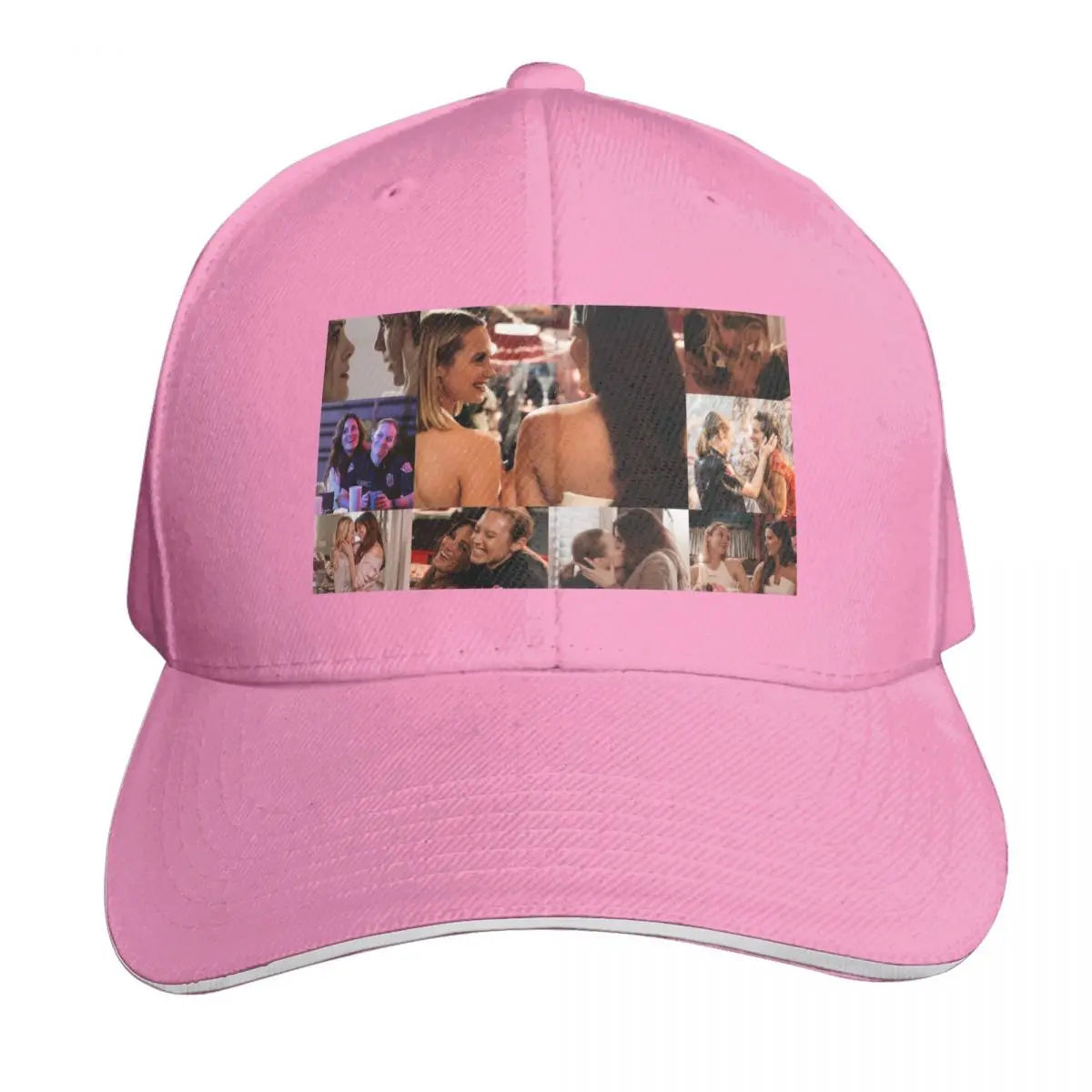 Marina Large Print Vintage Embroidered Baseball Cap