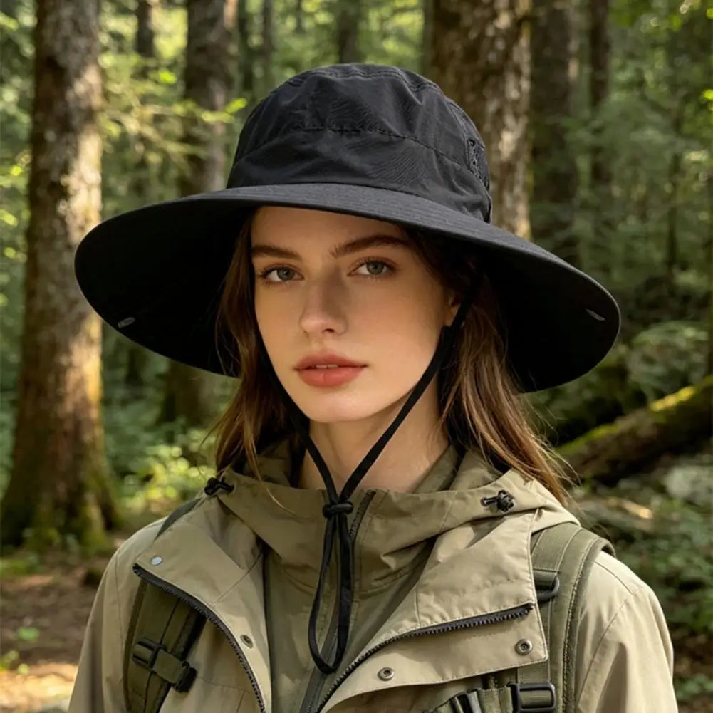 Quick-Dry Breathable Mesh Bucket Hat