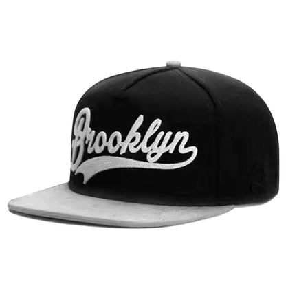Brooklyn Embroidered Adjustable Trucker Snapback Cap