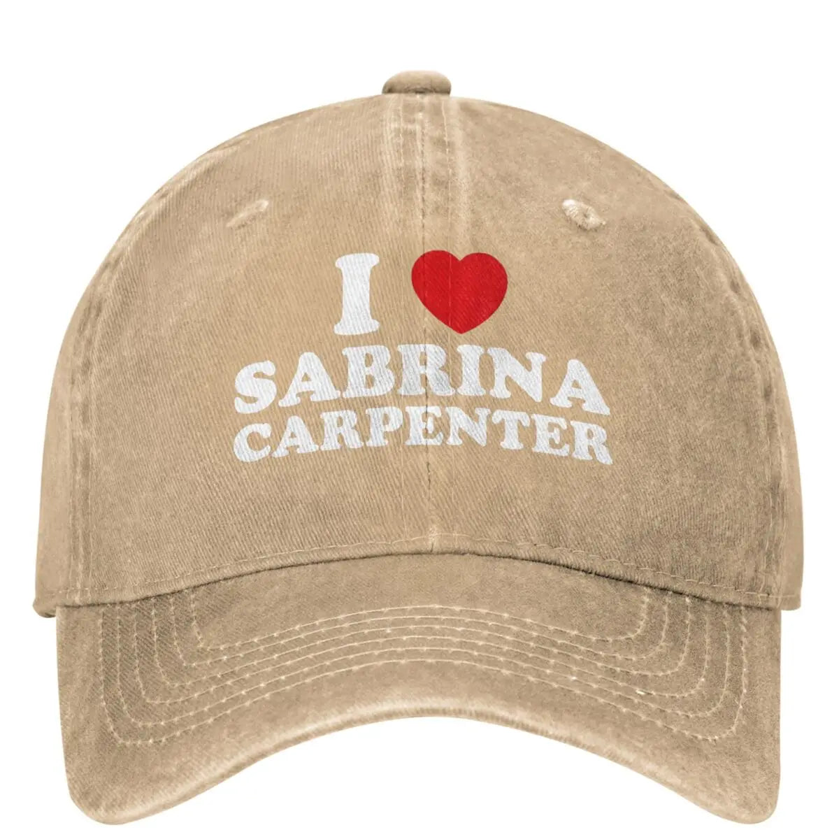 I Heart Sabrina Carpenter Merch Men Women Baseball Caps