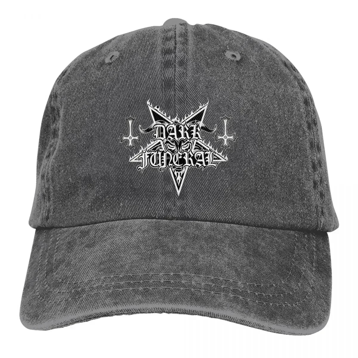Dark Funeral Baphomet Washed Baseball Cap