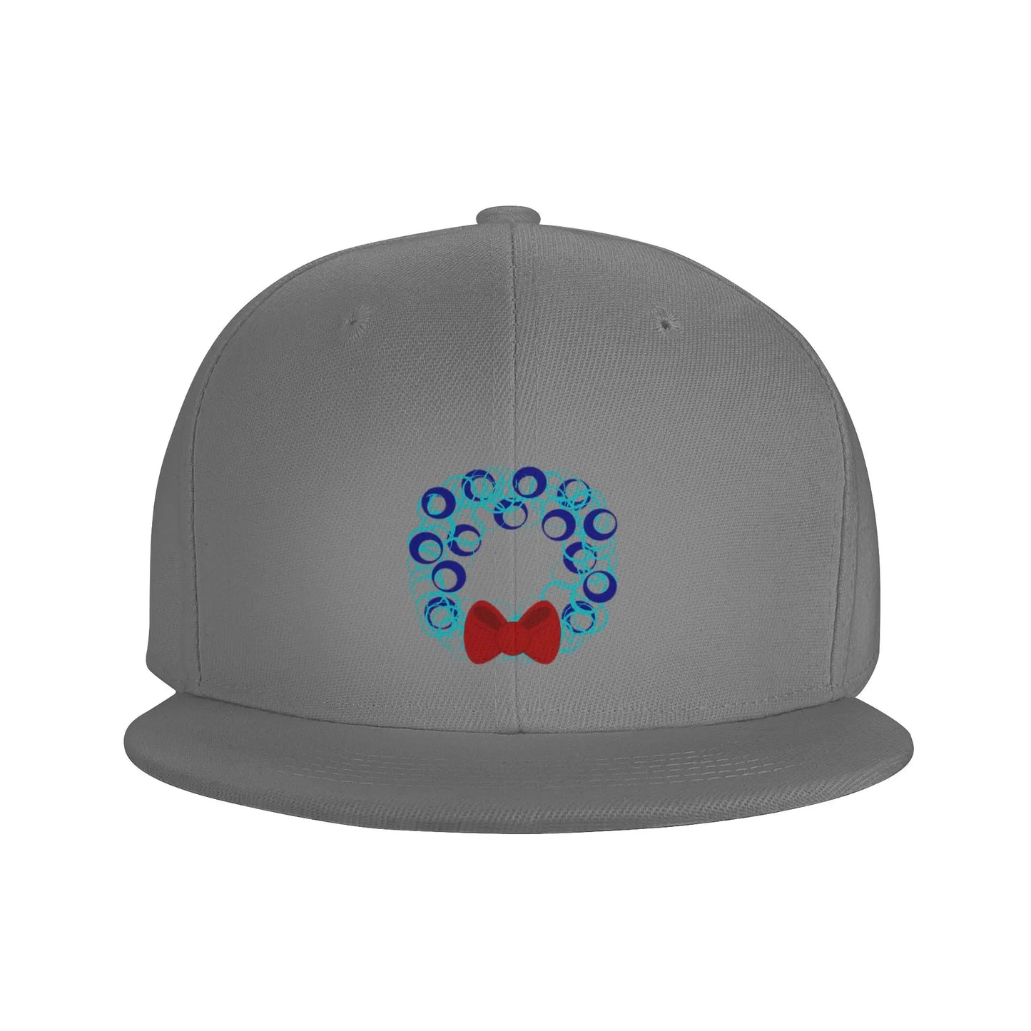 Winter Holiday Wreath Snapback Cap