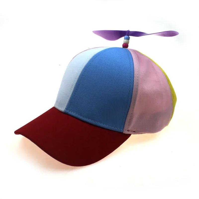 Fashion Colorful Bamboo Dragonfly Patchwork Baseball Cap Adult Size 52-61Cm