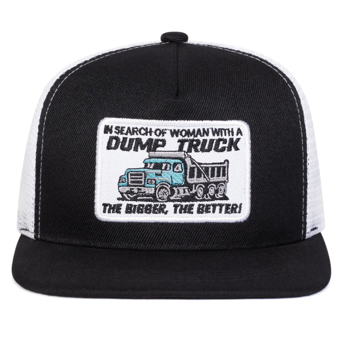 DUMP TRUCK Embroidery Casual Snapback Cap