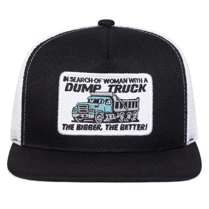 DUMP TRUCK Embroidery Casual Snapback Cap