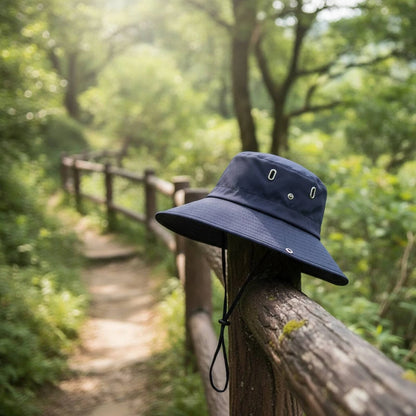 Packable Semi-Rigid Chin Strap Hiking Bucket Hat